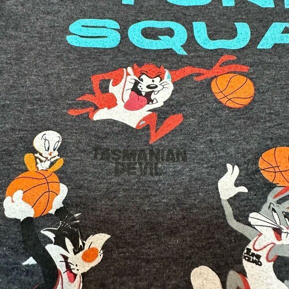 Space Jam Short Sleeve Gray T-shirt | Youth Size XL - Picture 6 of 13